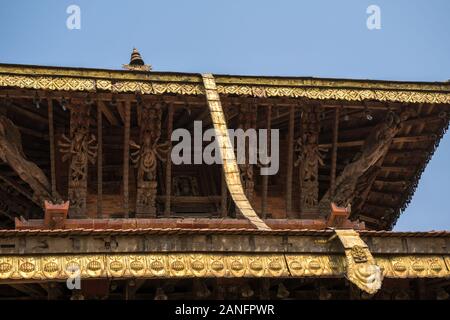 Changu Narayan Tempel im Tal von Katmandu, Nepal Stockfoto