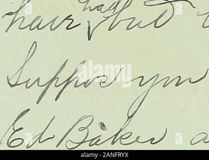 Papers, 1882-1901 (1883-1899). Stockfoto