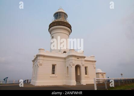 Die schönen Leuchtturm von Cape Byron bei Sonnenuntergang Stockfoto