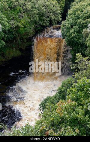 Lealt fällt in der Nähe von Staffin auf trotternish Küste, Isle of Skye, Schottland Stockfoto