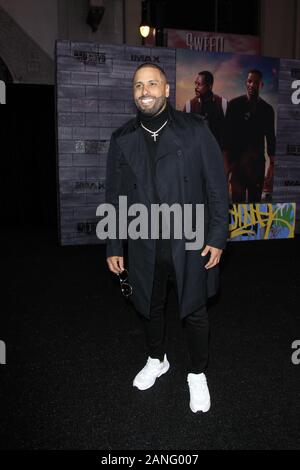 Januar 14, 2020, Los Angeles, CA, USA: LOS ANGELES - Jan 14: Nicky Jam bei den ''Bad Boys for Life'' Premiere auf der TCL Chinese Theater IMAX am 14. Januar 2020 in Los Angeles, CA (Credit Bild: © Kay Blake/ZUMA Draht) Stockfoto