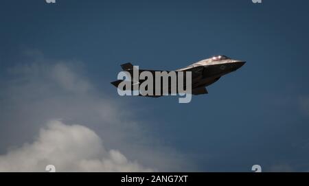 B F-35 Lightning II im Flug Stockfoto