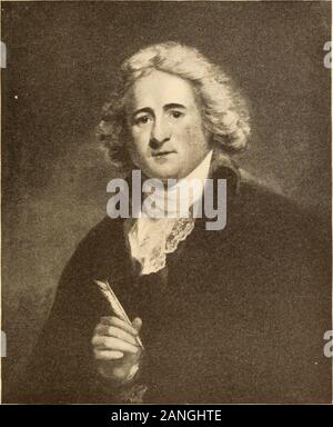 Katalog der Ehrich Galerien Sammlung wertvoller Gemälde: von den Meistern der klassischen Italienisch, Niederländisch, Flämisch, Englisch, Spanisch und Französisch Schulen. ich Zoll. RICHARD BRINSLEY SHERIDAN. JOHN OPIE 1761-1807 Katalog Nr. 25 25 JOHN OPIE English School 1761-1807 Opie nach London kam, als er 19 war, wo er als wasknown der Cornish Wunder. Er malte historische Bilder, ländliche Themen, Porträts, ausgezeichneten Erfolg in allen drei branchesof Art. Im Jahre 1806 war er Professor für Malerei der Änderung des Königlichen Akademie gewählt. Seine Porträts der Männer sind byidentity und Wahrheit zu unterscheiden. Sie frequ Stockfoto