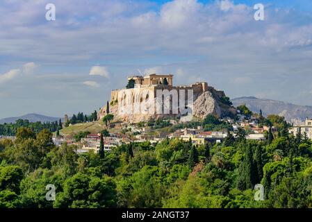 Akropolis von Athen, einer alten Zitadelle in Athen, Griechenland Stockfoto