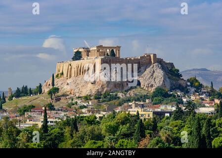 Akropolis von Athen, einer alten Zitadelle in Athen, Griechenland Stockfoto