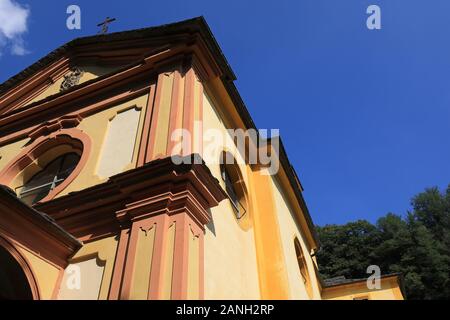 Kapelle von Santa Maria Addolorata am Sacro Monte Oberhalb von Brissago, Schweiz Stockfoto