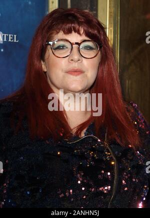 Jenny Ryan besucht die Les Miserables Gala drücken Sie die Nacht im Sondheim Theater im Londoner West End. Stockfoto
