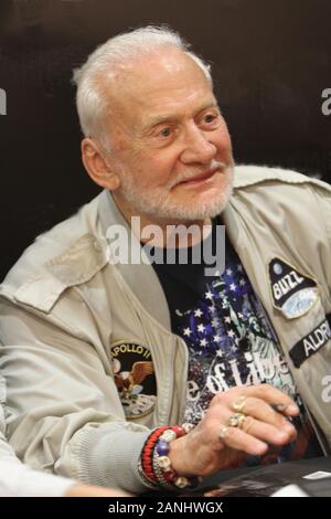 Buzz Aldrin (credit Bild © Jack Ludlam) Stockfoto