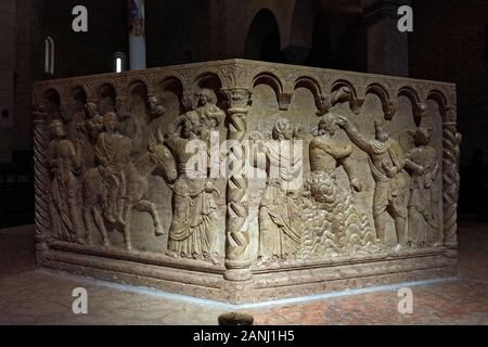 Battistero di San Giovanni in Fonte. Kathedrale. Verona. Italien. Stockfoto