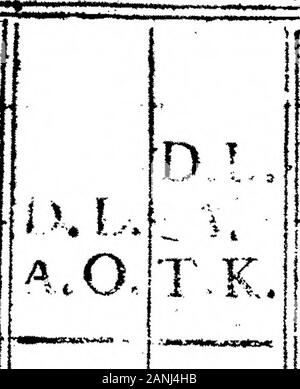 Journal einer Reise nach Ostindien, im Schiff Grenville, Kapitän Burnett Abercrombie, im Jahr 1775 von Alexander Dalrymple, EsqFRSCommunicated von der Frau Abgeordneten Henry Cavendish, FRS. . Wetter und Wind, wmmmmmim "mm tmmammtmmmmimmmmmMmkmm ENE, &gt; ENE. E.? E. EN-E.E. ENE.. N S WjE Stockfoto