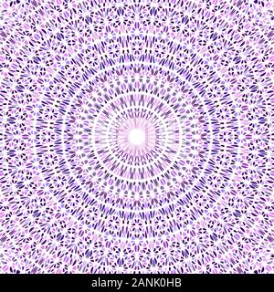 Abstrakte geometrische kreisförmige Mosaik Muster mandala Hintergrund design-hypnotischen Bunte psychedelische floral Vector Illustration aus geschwungenen Formen Stock Vektor