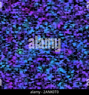 Funky ombre hippy 60 s surreale grafische Muster Stock Vektor