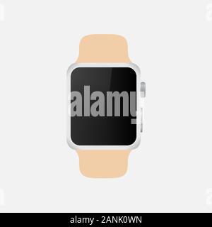 Realistische smart Watch style Telefon Vektor Stock Vektor