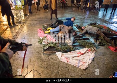 Anti Jagd protestieren in Danzig, Polen. 14. Januar 2020 © wojciech Strozyk/Alamy Stock Foto Stockfoto