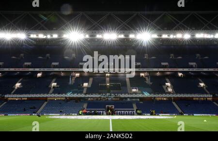 Einen allgemeinen Überblick über das Ibrox Stadium vor der William Hill schottischen Pokalspiel zwischen dem Förster und Stranraer. Stockfoto