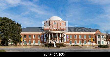 Waco, TX/USA - Januar 12, 2020: Harry & Anna Jeanes Discovery Center auf dem Campus der Baylor Universität Stockfoto