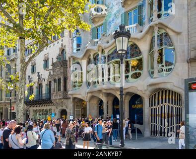 Casa Batlló, Barcelona Stockfoto