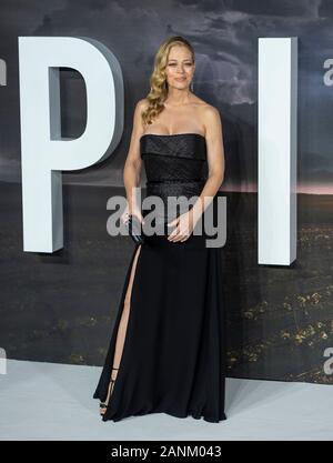 LONDON, ENGLAND - Januar 15: Jeri Ryan besucht die Europäische Premiere von Amazon Original Star Trek: Picard' im Odeon Luxe Leicester Square auf Januar Stockfoto