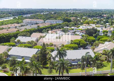 Boca Raton Florida, Palm Beach County, Wohngegend, Interstate 95, FL100731052 Stockfoto