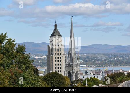 Preis für Gebäude in Der Altstadt von Quebec, Quebec, Kanada Stockfoto