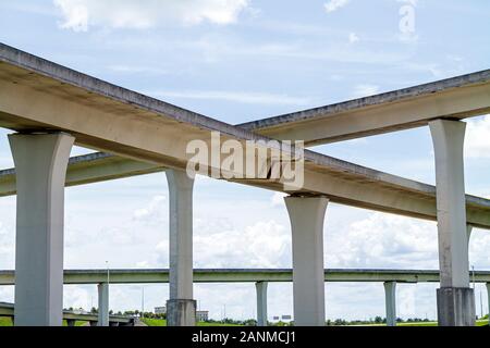 Fort Ft. Lauderdale Florida, Sunrise, Interstate 75, I 75, erhöhter Highway, Betonboden, Span, FL100815113 Stockfoto