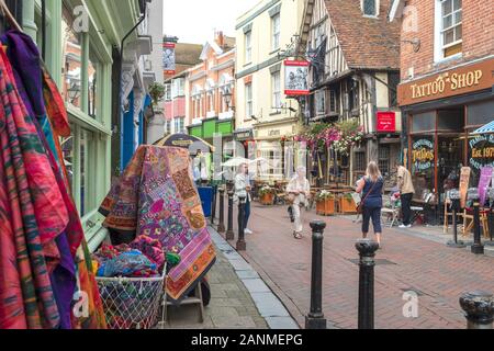 George Street Hastings, East Sussex, Großbritannien Stockfoto