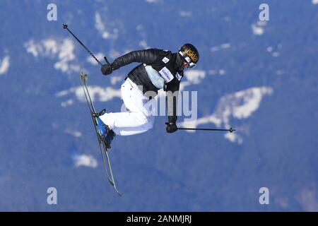 Seiser Alm, Italien. 17 Jan, 2020. Kostenlose Ski Slope style Wm in Seiser Alm Seiser Alm, Italien am 17. Januar 2020, Dahl Ferdinand (NOR). Foto: Pierre Teyssot/Espa-Images Credit: Cal Sport Media/Alamy leben Nachrichten Stockfoto