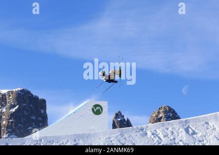 Seiser Alm, Italien. 17 Jan, 2020. Kostenlose Ski Slope style Wm in Seiser Alm Seiser Alm, Italien am 17 Januar, 2020 Stevenson Colby (USA). Foto: Pierre Teyssot/Espa-Images Credit: Cal Sport Media/Alamy leben Nachrichten Stockfoto