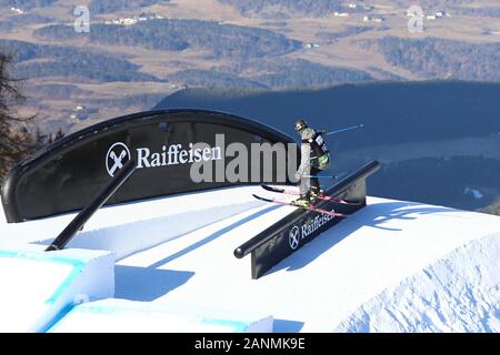 Seiser Alm, Italien. 17 Jan, 2020. Kostenlose Ski Slope style Wm in Seiser Alm Seiser Alm, Italien am 17. Januar 2020, Eirik Saeteroey (NOR). Foto: Pierre Teyssot/Espa-Images Credit: Cal Sport Media/Alamy leben Nachrichten Stockfoto