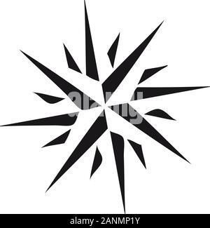 Sample sign Wind Rose Stock Vektor