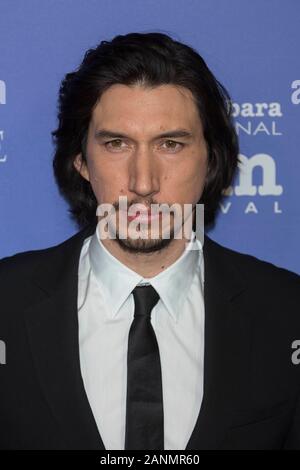 Adam Treiber besucht die herausragenden Künstler des Jahres während der 35. ordentlichen Santa Barbara Film Festival in Santa Barbara, Kalifornien, USA, am 17. Januar 2020. | Verwendung weltweit Stockfoto