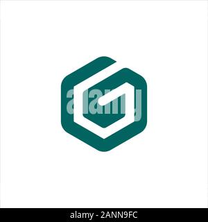 Initial gb oder bg Logo vektor design Stock Vektor