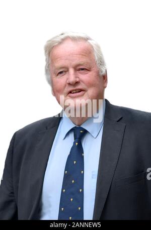 Colonel Bob Stewart DSO MP kommt in Downing Street für ein Jahr an der Nummer 10 Downing Street, London, UK. 2. September 2019. Stockfoto