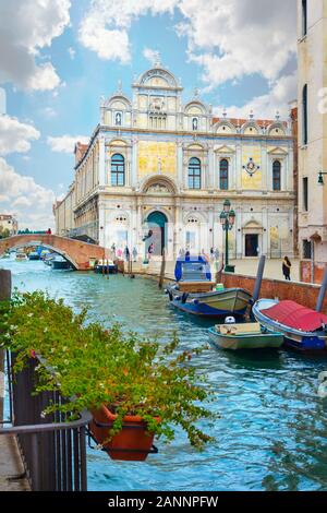 Venedig, Italien - 01.10.2018: Scuola Grande di San Marco in Venedig Stockfoto