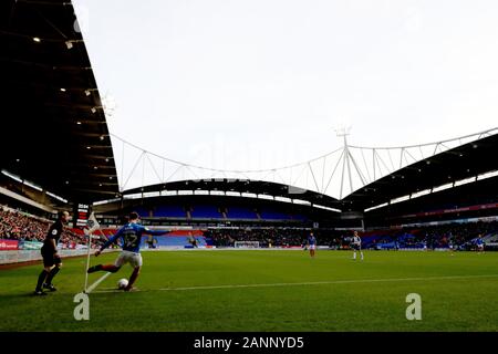 Bolton, Großbritannien. 30 Mär, 2019. BOLTON, ENGLAND - 18. JANUAR Allgemeine Ansicht während der Sky Bet Liga 1 Übereinstimmung zwischen den Bolton Wanderers und Portsmouth im Reebok Stadium, Bolton am Samstag, den 18. Januar 2020. (Credit: Tim Markland | MI Nachrichten) das Fotografieren dürfen nur für Zeitung und/oder Zeitschrift redaktionelle Zwecke verwendet werden, eine Lizenz für die gewerbliche Nutzung Kreditkarte erforderlich: MI Nachrichten & Sport/Alamy leben Nachrichten Stockfoto