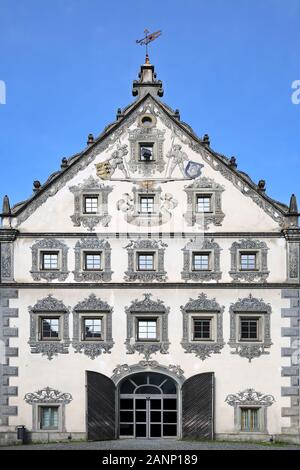 Ravensburg ist eine Stadt in Deutschland, mit vielen historischen Sehenswürdigkeiten Stockfoto