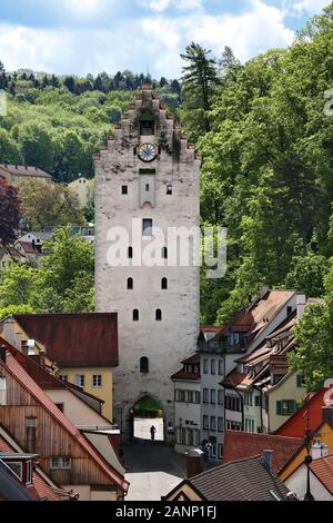 Obertor Ravensburg ist eine Stadt in Deutschland, mit vielen historischen Sehenswürdigkeiten Stockfoto