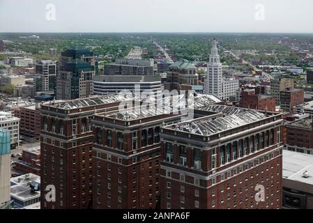 General Electric Tower in der Innenstadt von Buffalo NY Stockfoto