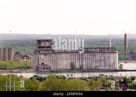 Getreidesilos in Buffalo New York Stockfoto