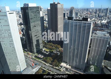 Landschaft Tokios in Japan Stockfoto