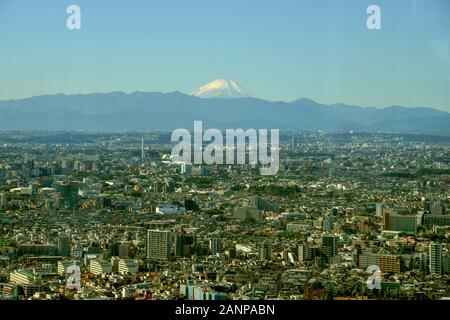 Landschaft Tokios in Japan Stockfoto