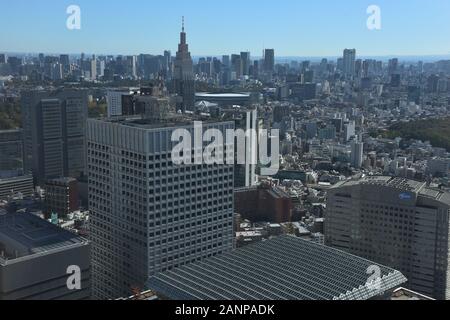Landschaft Tokios in Japan Stockfoto