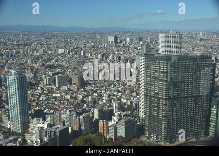 Landschaft Tokios in Japan Stockfoto