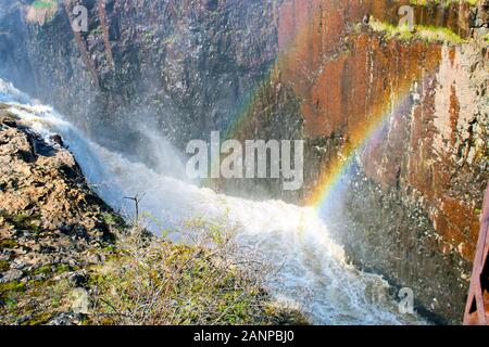 Paterson große Fälle, Passaic River-05 Stockfoto