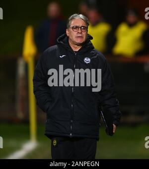 Firhill Stadium, Glasgow, UK. 18 Jan, 2020. Firhill Stadium, Glasgow, UK. 18. Januar 2020; Firhill Stadium, Glasgow, Schottland, Scottish Cup, Partick Thistle gegen Celtic; Partick Thistle manager Ian McCall - Redaktionelle Verwendung Credit: Aktion Plus Sport Bilder/Alamy leben Nachrichten Stockfoto