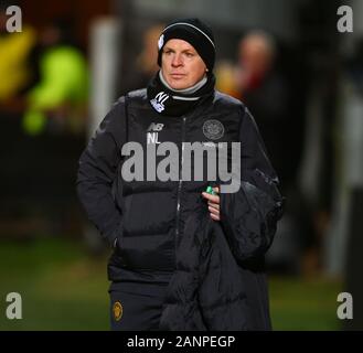 Firhill Stadium, Glasgow, UK. 18 Jan, 2020. Firhill Stadium, Glasgow, UK. 18. Januar 2020; Firhill Stadium, Glasgow, Schottland, Scottish Cup, Partick Thistle gegen Celtic, Keltischer Manager Neil Lennon - Redaktionelle Verwendung Credit: Aktion Plus Sport Bilder/Alamy leben Nachrichten Stockfoto