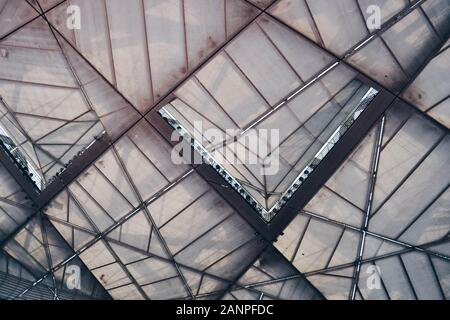 Nahaufnahme des Pekinger Nationalstadions Oder Bird's Nest, entworfen von den Architekten Herzog & de Meuron Stockfoto