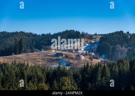 Bulgarischen Dorf Smolevo in Rhodopen Stockfoto