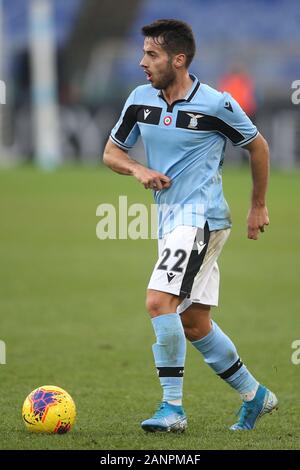 Rom, Italien. 18 Jan, 2020. Rom, Italien, 18. Januar, 2020: Jony (Latium) in Aktion während der italienischen Serie A Fußball Spiel SS Lazio vs Sampdoria 5-1, im Olympiastadion in Rom am 18/01/2020 Credit: Unabhängige Fotoagentur/Alamy Live News Credit: Unabhängige Fotoagentur Srl/Alamy leben Nachrichten Stockfoto