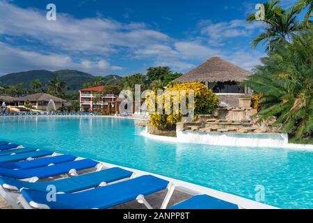 Die Live Sammlung Marien Resort Puerto Plata, Dominikanische Republik, Karibik. Stockfoto